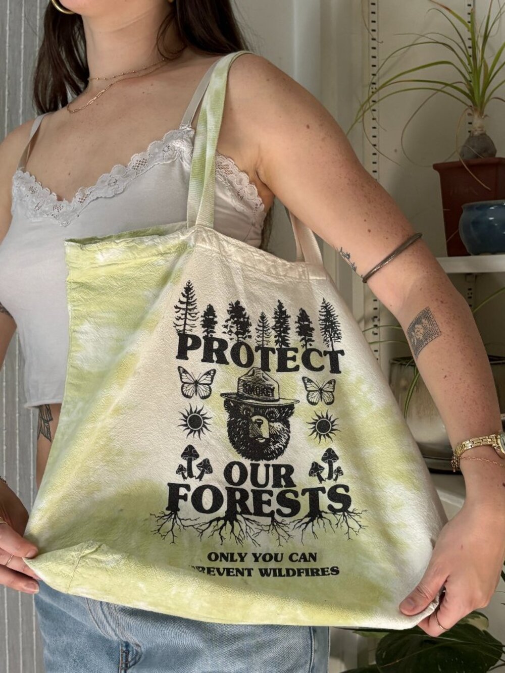 Parks Project Smokey Tie-Dye Tote